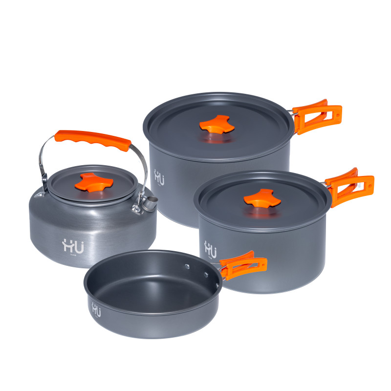 ALUMINUM CAMPING COOKWARE SET