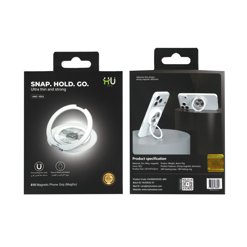SNAP.HOLD.GO MAGNETIC PHONEGRIP-BLK