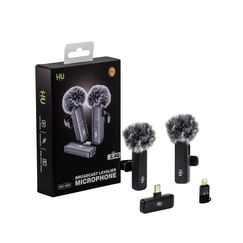 BROADCAST LAVALIER MICROPHONE SUPPORT ONE TO TWO