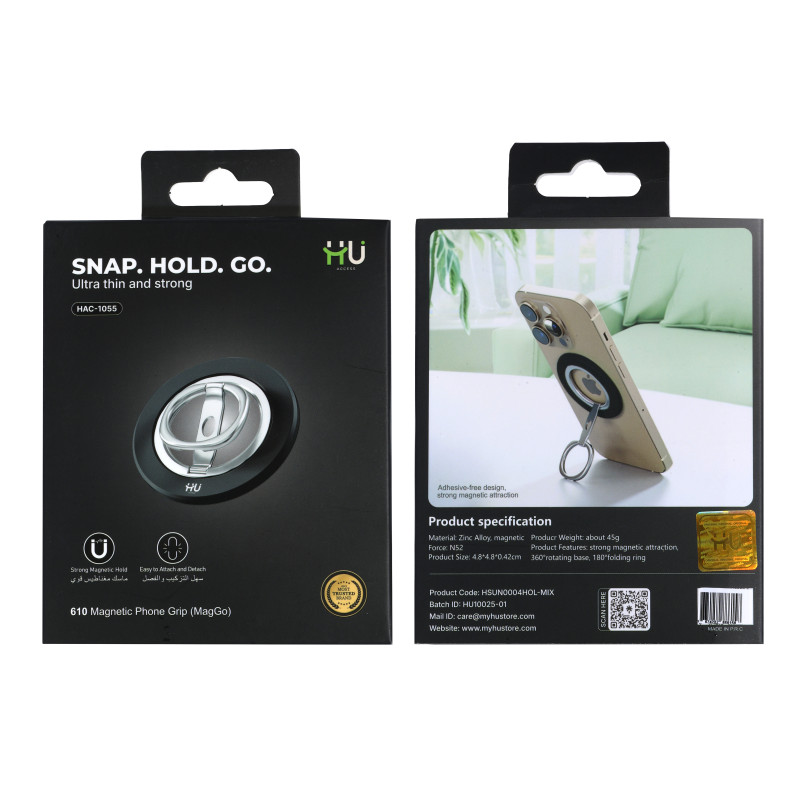 SNAP.HOLD.GO MAGNETIC PHONE GRIP-ORG