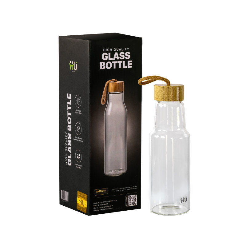 GLASS BOTTLE  DURABLE AND EASY TO CLEAN