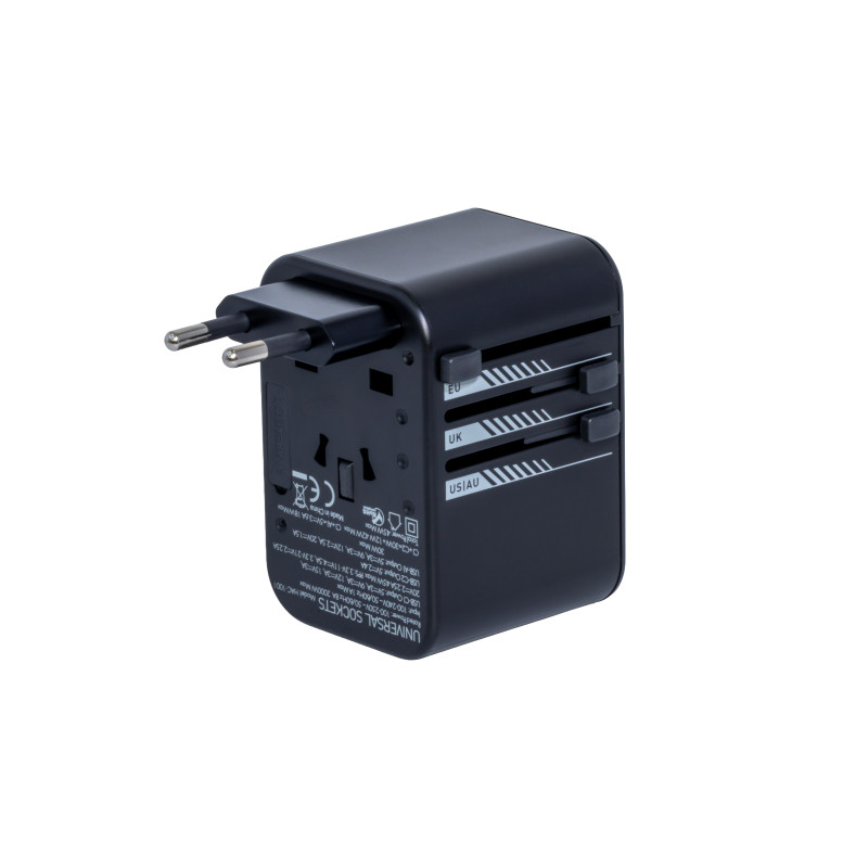 TRAVEL CONVERTER ADAPTER 45W-BLK