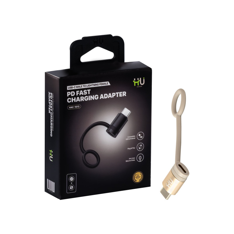 PD FAST CHARGING ADAPTER  USB C MALE TO LIGHTING FEMALE