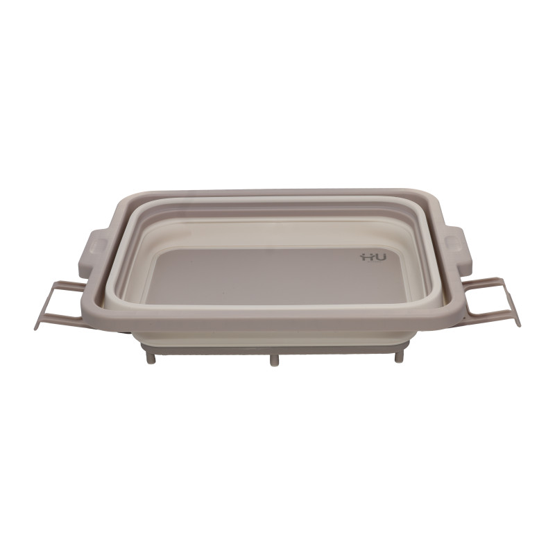 BBQ OUTDOOR SUPPLIES-RED  4-IN-1 EXPANDABLE PREP&SERV TUB